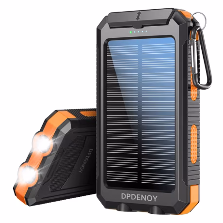 trending products 2024 new arrivals OEM outdoor waterproof 10000mAh large capacity ultra-thin portable compass solar power bank
