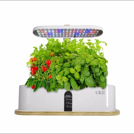 UKIOK Indoor Hydroponic Plants Pots Mini Flower Planters Table Farm Grow Starter Kit Smart Garden