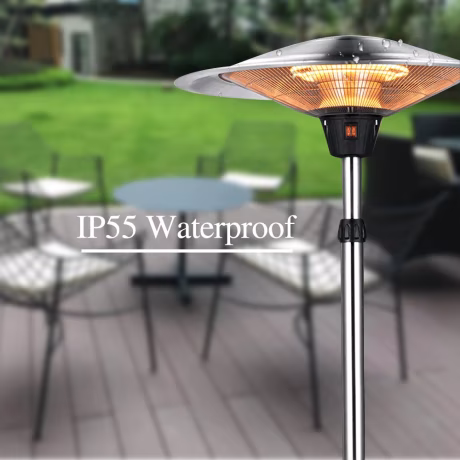 Under-umbrella Standing Electric Hanging Garden Outdoor Patio Parasol Heater Built-in
