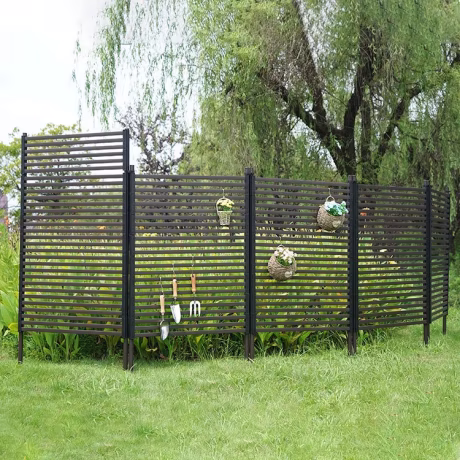 Waterproof Metal OEM European Market Galvanized Farm Garden Fences patio Privacy Screens