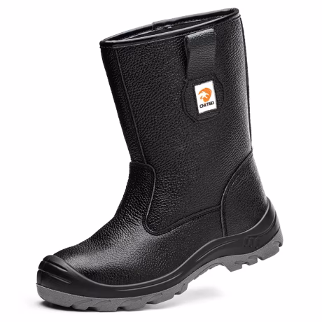 waterproof oil resistant anti smash good quality safety boots farmer worker work boots shoes construction shoes