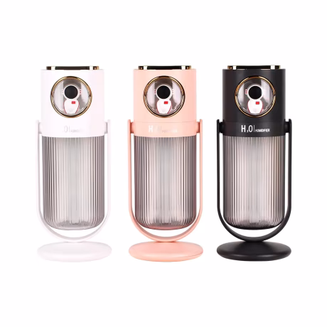 Wholesale 2000Mah Battery Smart Wireless Usb Desktop Magic Shadow Double Fog Spray Mini Color Cup Led Humidifier For Outdoor