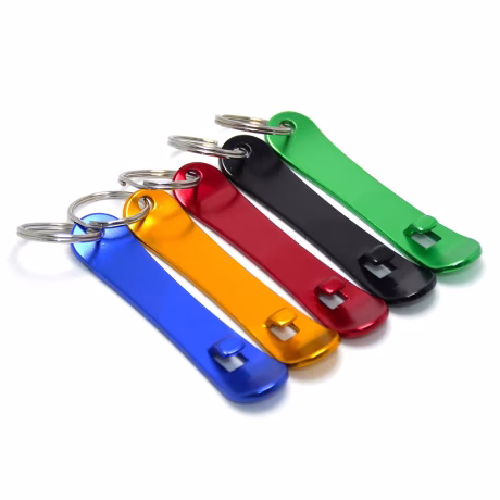 Wholesale Cheap Snowboard Keyring Gift Promotion Aluminum Snowboard Beer Bottle Opener Key Chain Custom Metal Snowboard Keychain