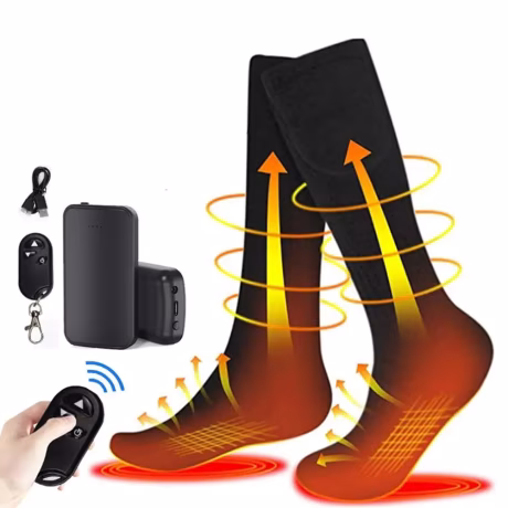 Winter Men Women socks Adjustable Heated Socks Remote Control Electric Heating Socks