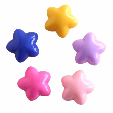1bag mini flatback sticker star multi colors resin beads kawaii cabochons girls kids hairpin diy sticker best gifts