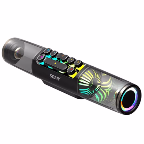 2022 new arrival SH19S led light portable computer gaming rgb bt speaker video lighting gaming computer speaker bar for tv