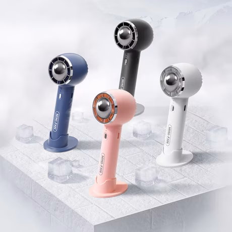 2022 Unique Design Portable Mini Fan KC Battery 1200mAh USB Charge New Technique Turbo Mini Fan Strong Wind Handy Fan for Office
