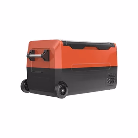 40L Compressor Mini Car Frid Outdoor Camping &amp; In-Vehicle 12V Refrirator Portable Travel Freezer ABS Dual-Zone Ice Maker