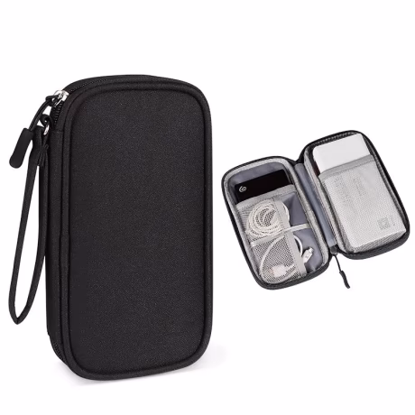 Adapter Case Storage Bag Portable Electronics Accessories Organizer Cable Pouch Bag