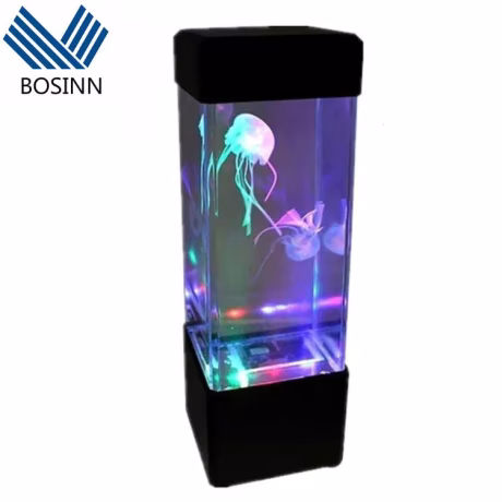 Animated Jelly Fish Lamp Swim Novelty Jellyfish Lamp Decoration Living Room Night Light Children Baby Favorite Gift