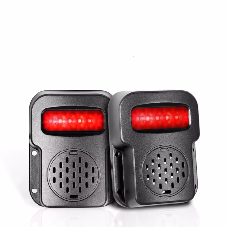 Anti-Shock Sensitive Outdoor Siren Security Alarm Truck Forklift Emergency Warning Light Reverse Aid Parking Radar