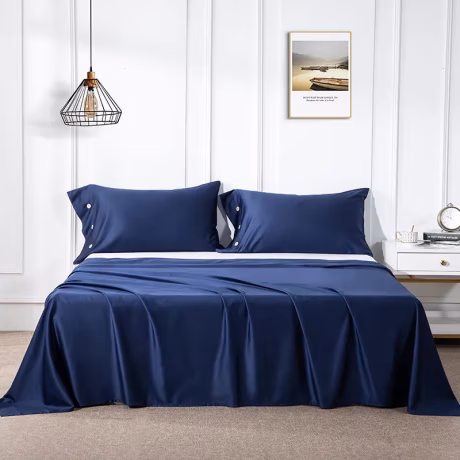 Australia style Home Solid Easy Care Luxury Cotton waterproof 4pcs Bed Sheet Set