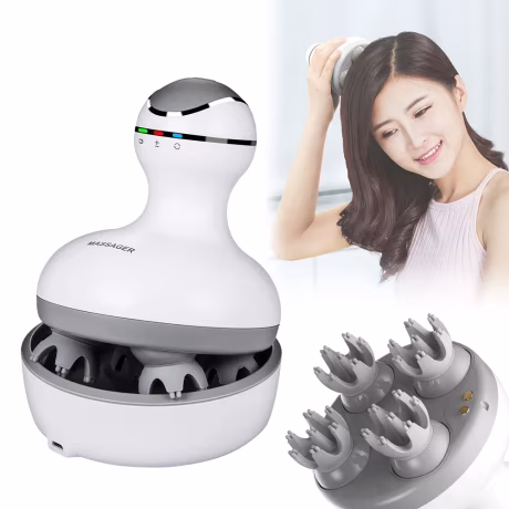 Best Selling Cat Head Massager Hair Regrowth Massage Brush Electric Head Massage
