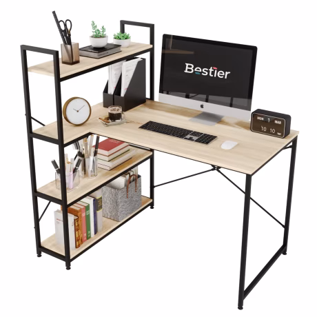 BESTIER direct sale cheap study table school computer industrial modern desk for office