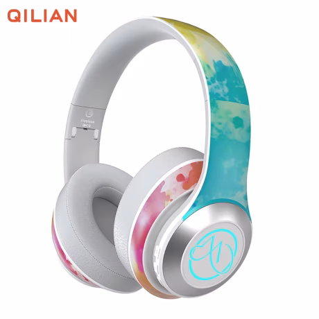 BH10 New Arrivals Christmas Gifts Bass Wireless BT 5.0 Headphones Led Light Headband Noise Cancelling Gaming Headset Bluetooth