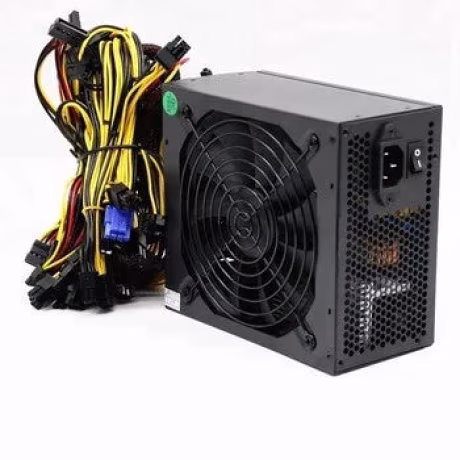 Brand new ATX 90 PLUS +Gold Power Supply 1600w 12V Support 8 GPU For machine For Computer