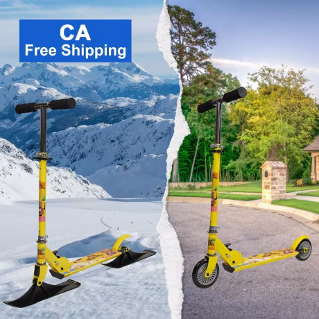 CA Free Shipping Dropshipping China Factory Supply Wholesale kids' scooters kick scooters foot winter ski scooter