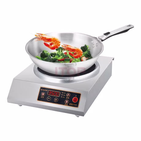 Commercial Induction Cooker 3500W Hot Plate Cooktop Burner Commercial Infrared Cooker Tabletop Electric Stove