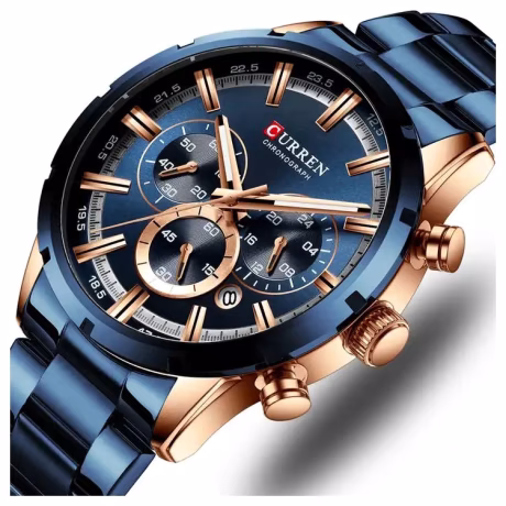 CURREN 8355 Quartz Man Wrist Watch Zeetech Reloj Relogio Top Luxury Brand Business Big Face Display Stainless Steel Mens Watches