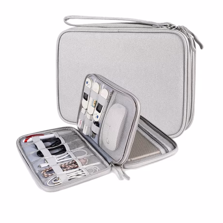Custom Hot Sale Electronics Cable Storage Bag Universal Electronics Accessories travel Organizer cable bag