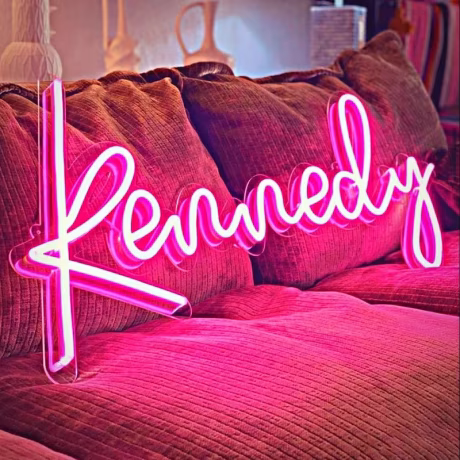 Custom Oh Baby Lets Party Happy Birthday LED Customized Neon flex light Sign for Wedding Party Decoration