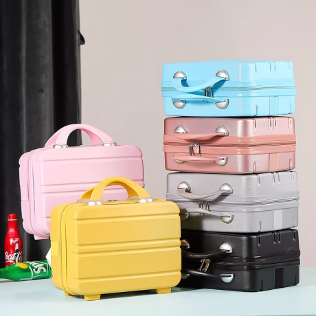 Designer Travel Mini Luggage Case Cosmetic Organizer Suitcase,Custom Abs Luggage Travel Bags For Women