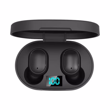Drop shipping TWS 5.0 E6S Hand Free Blue tooth Earphone Airdots Digital Display Hearing Aids Headphone Wireless Earbuds BT V5.0
