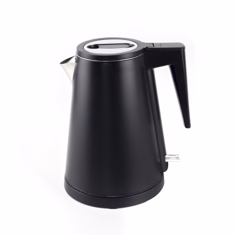 Dual Layer Anti-Scald Electric Kettle Auto Turn-Off 304 Stainless Steel Portable for Home Kitchen Unique for Hotels Households