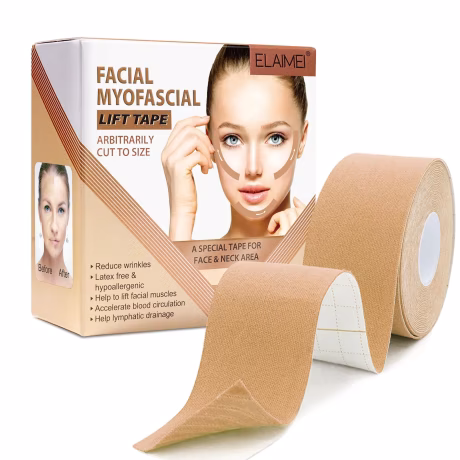 ELAIMEI Face Toning Belts Anti Wrinkle Facial Myofascial Lift Tape For Firming and Tightening Skin