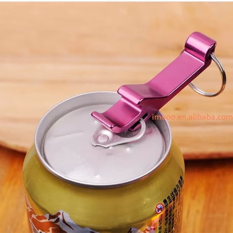 Factory Price 4 In 1 Bottle Opener Key Ring Chain Portable Keychain Kitchen Bar Tools Wedding Metal Mini Beer Can Opener