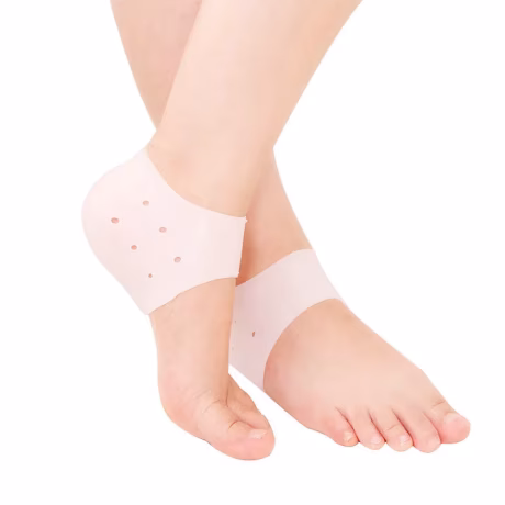 Feet Care Half Foot Pads Silicone Gel Heel Protectors Moisturizing Gel Socks