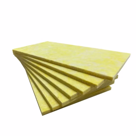 Fiber glass wool thermal heat resistant metal building roofing or wall rigid glass wool board glass panel wool