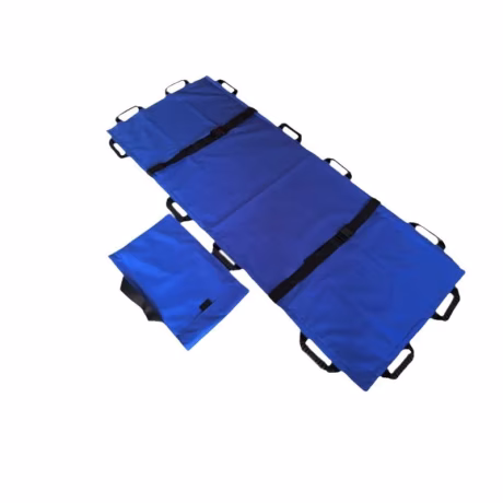 Folding Soft Stretcher with 12 Handles Nylon Patient Aid Portable Stretcher for Home Sports Venues Family Aid Emergency Hospital