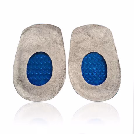 Foot care soft Gel heel cushion shock absorption relief heel pain half insole