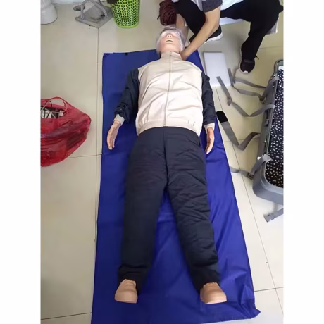Full Body CPR Manikin Medical Science Anatomical Model Medical School Picture Nursing Care Training Manikin with Test Equipment