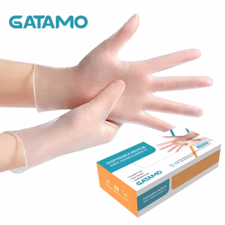 GV2 Kitchen food grade gloves powder free disposable vinyl gloves