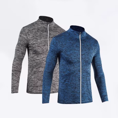 high quality private label fitness sport wear Long sleeve men outdoor joggers sports training jacket