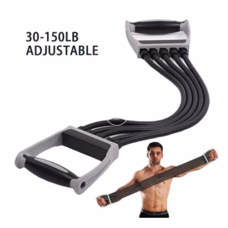Home Trainer Arm Exerciser Expander Chest Resistance Bands Muscles Exercise Adjustable Hand Strengthener Fitness