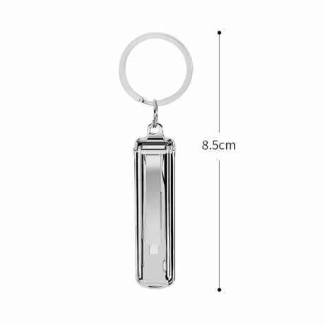 Hongstars Nail Clippers Keychain Small Portable Travel Camping Mini Foldable Nail Cutter with Key Ring