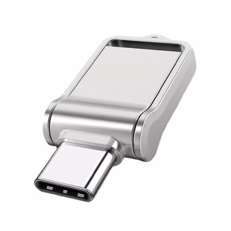 Hot Sale 16GB USB 2.0 + Type-C/USB-C High Speed Mini Computer and Phone Dual-purpose Rotary U Disk