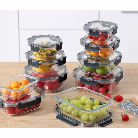 Hot Seller Minimalist Kitchen Storage Containers Food Grade Refrigerator Container Set Giveaways Food Storage