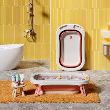 Hot Selling Baby Bathtub Pad Baby Bath Seat Floating Water Pad Newborn Support Seat Mat Foldable