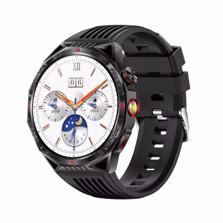 HT28 Hot Smart Watch Flashlight Compass Laser Light Men Sport 1.85" Big Screen BT Call IP68 Health Fitness Watches Smartwatch
