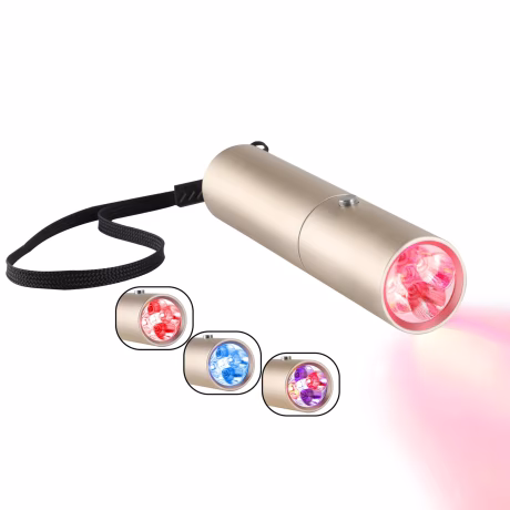 Kinreen best medical grade red near infrared light therapi flashlight pain therapy for face skincare and knee relief