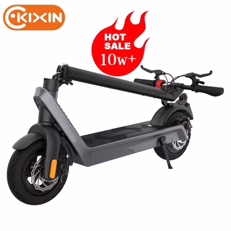 KIXIN Uk Eu Wholesale Cheapest Quickwheel foldable skateboard new 10 Inch 500w Long Range Off Road Kick Scooter Electric Adult