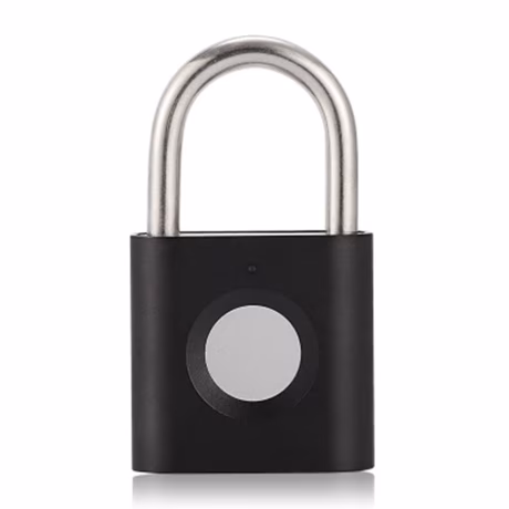Lonten smart home colorful fingerprint padlock Biometric Fingerprint Padlock luggage backpack Smart Lock