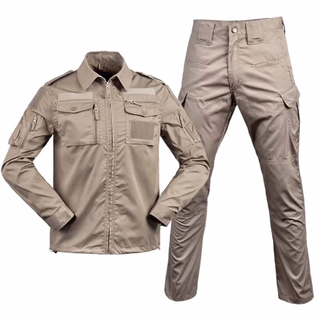 men oversize long sleeve combat uniforms outdoor t/c materials security guard camouflage uniform rip - stop 728 combat uniform