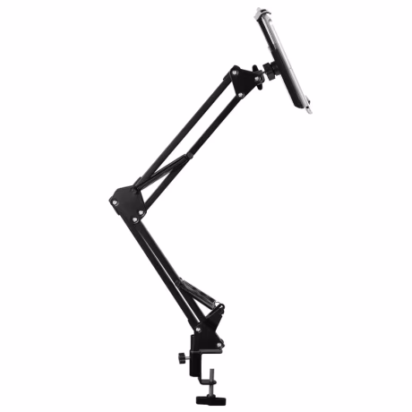 Metal Cell Phone Holder, Universal Cell Phone Clip Holder Lazy Bracket Flexible Long Arms tablet holder Desktop Bed for Office