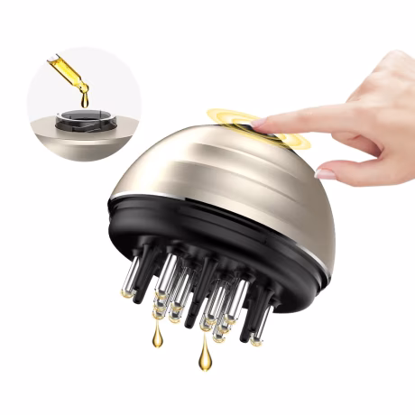 Mini Scalp Massager Oil Applicator Brush Hair Growth Treatment Massage Comb Bald Oil Hair Care Brush For Daily Home Use