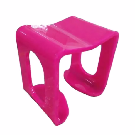 Modern Acrylic Massage Sex Stool Pink Sex Acrylic Stools Modern Acrylic Commercial Sex Stool in Stock
